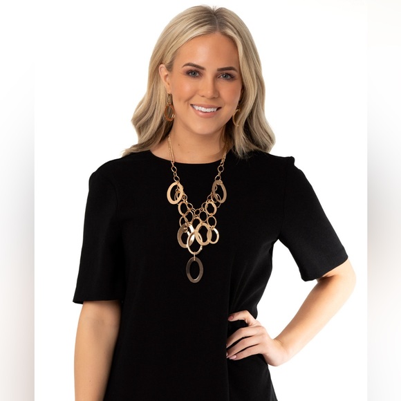 SOLD“A Golden Spell” Necklace & Earrings Set—SOLD - Picture 3 of 5